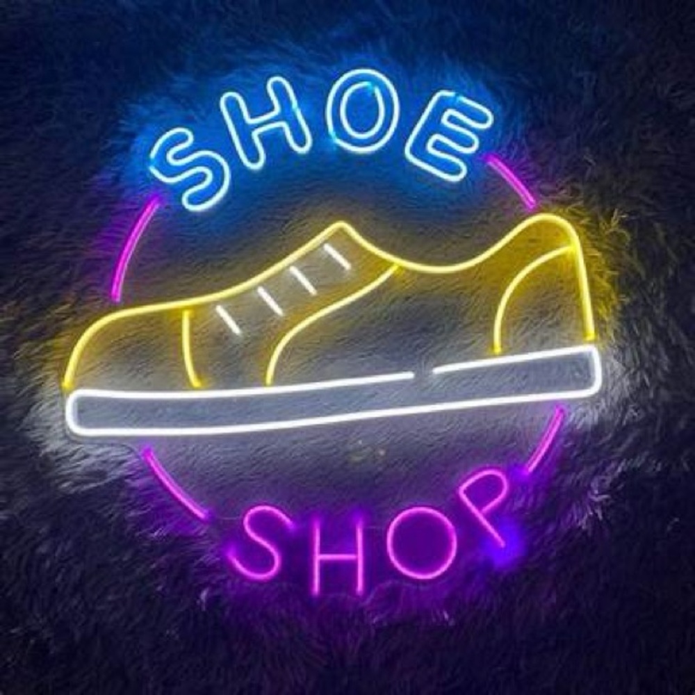 Neon Shoe Shop